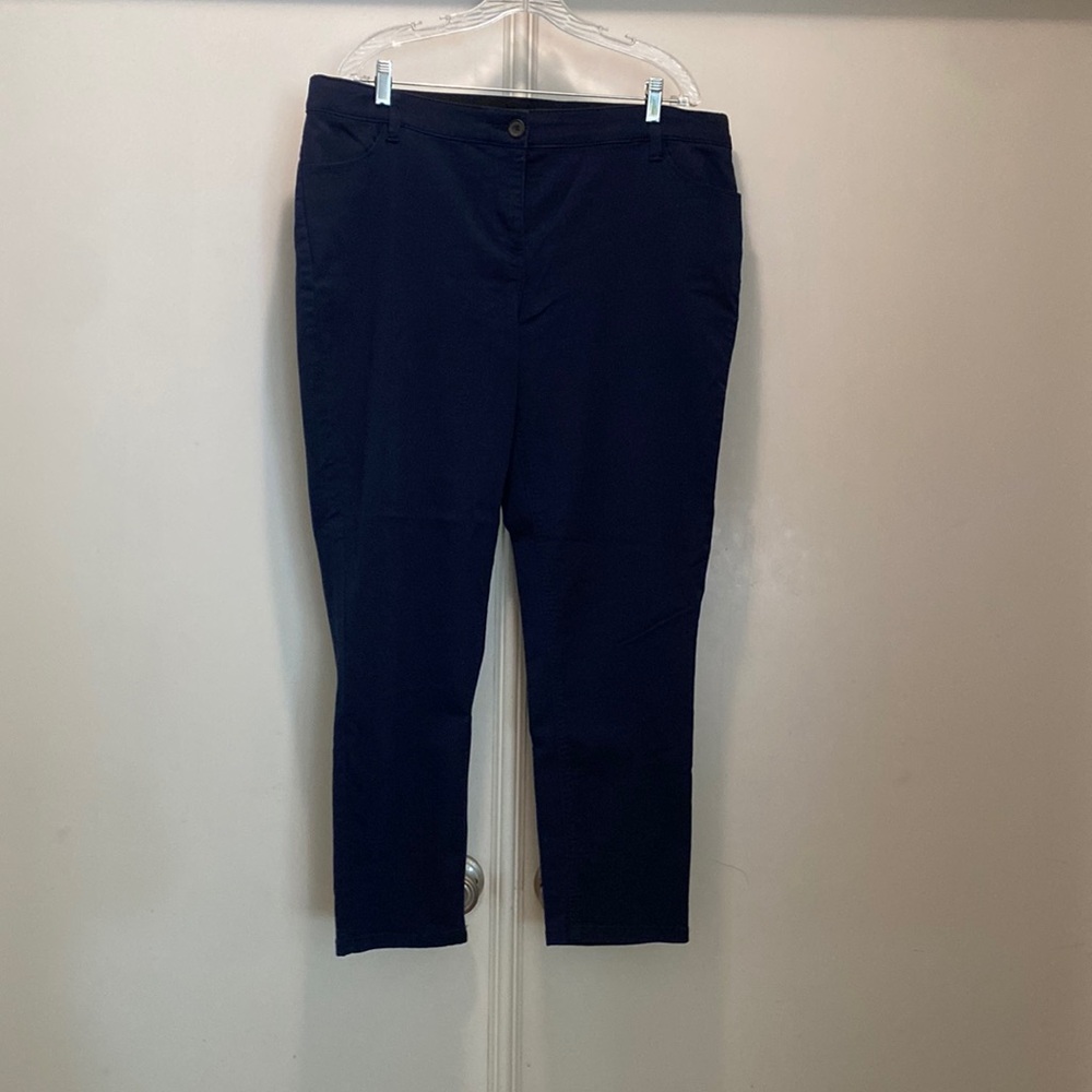Women’s Violets and Roses Navy Dress Pants 16W